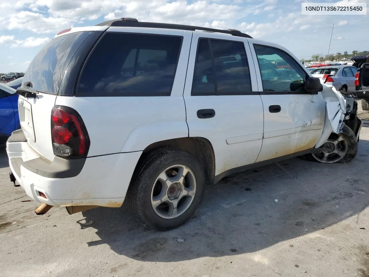 2007 Chevrolet Trailblazer Ls VIN: 1GNDT13S672215450 Lot: 73656104