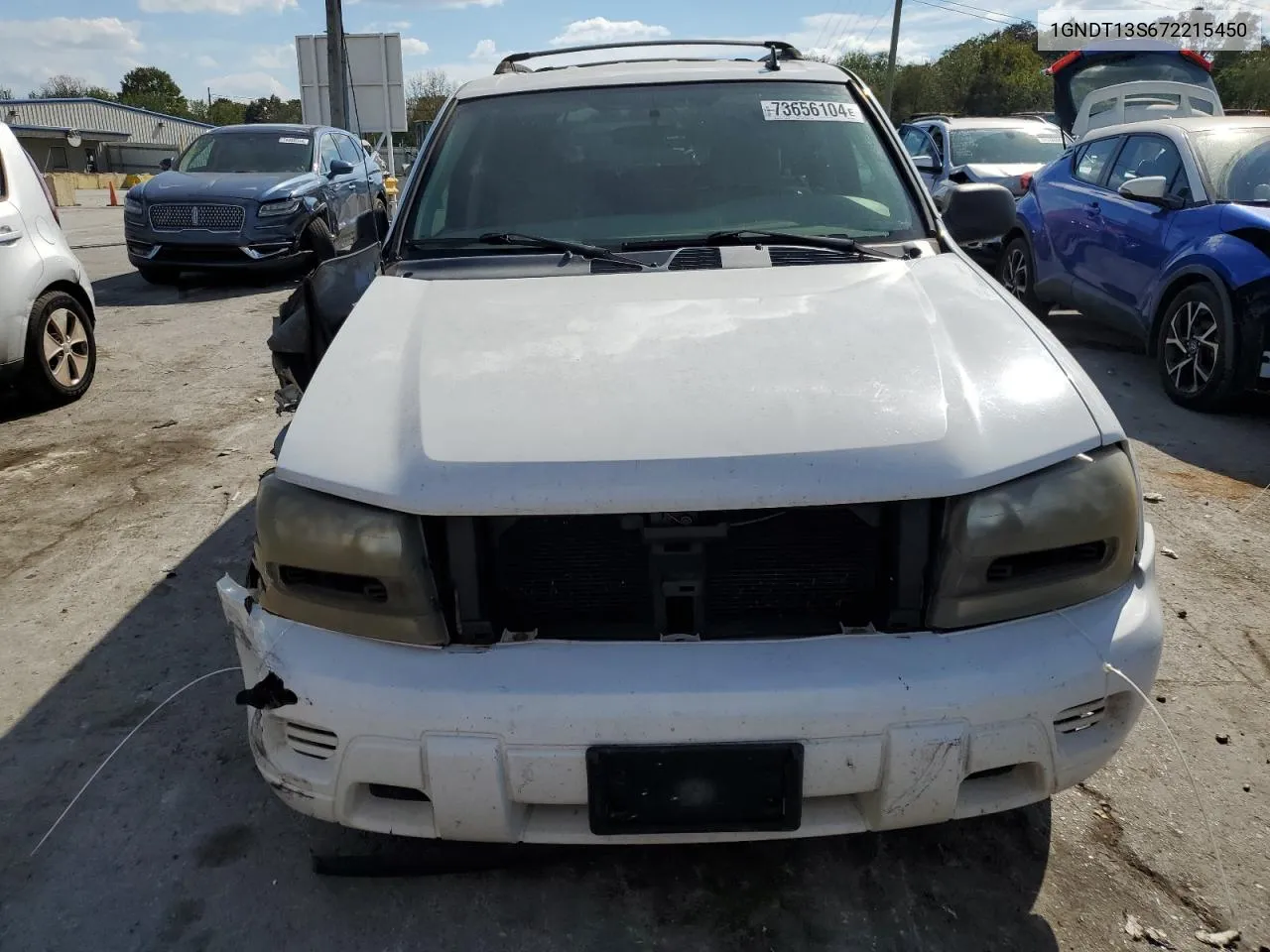 2007 Chevrolet Trailblazer Ls VIN: 1GNDT13S672215450 Lot: 73656104