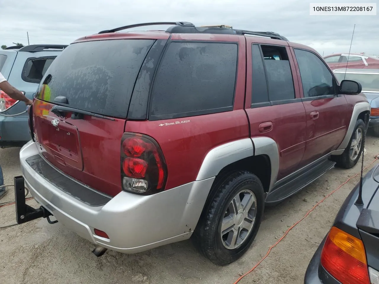 2007 Chevrolet Trailblazer Ls VIN: 1GNES13M872208167 Lot: 74201644