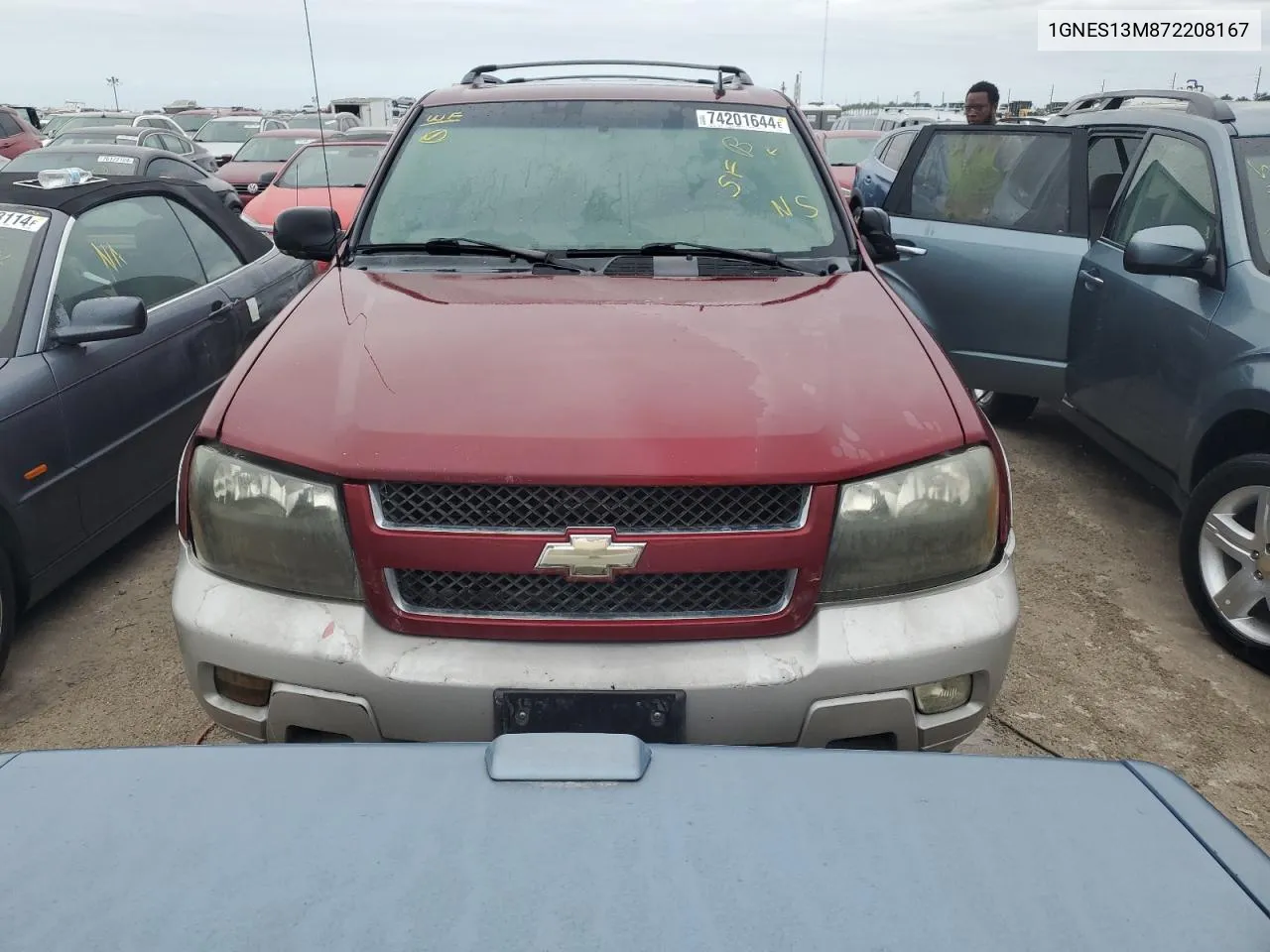 2007 Chevrolet Trailblazer Ls VIN: 1GNES13M872208167 Lot: 74201644