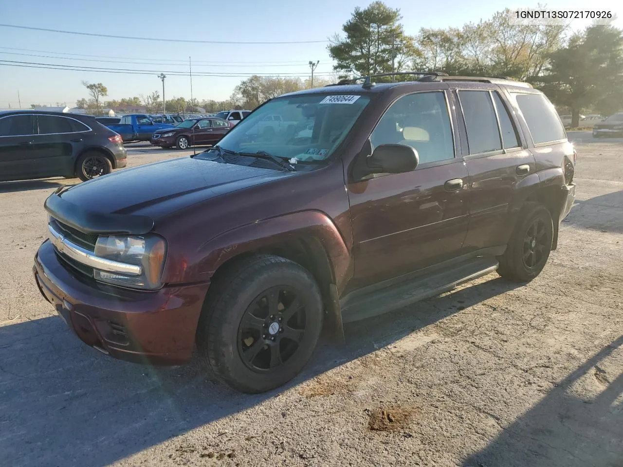 2007 Chevrolet Trailblazer Ls VIN: 1GNDT13S072170926 Lot: 74990644