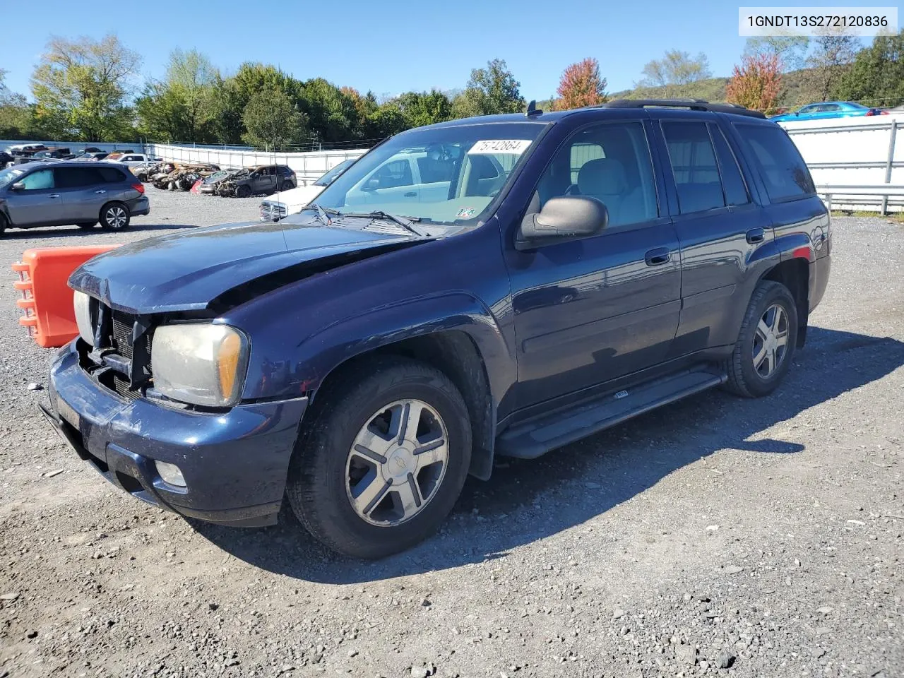 1GNDT13S272120836 2007 Chevrolet Trailblazer Ls