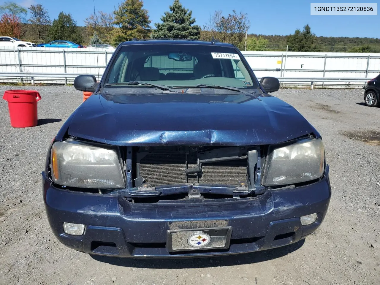 2007 Chevrolet Trailblazer Ls VIN: 1GNDT13S272120836 Lot: 75742864