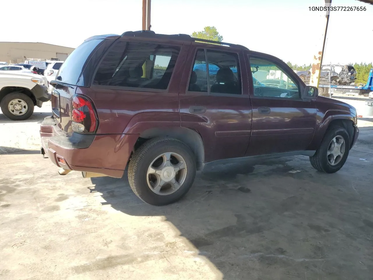 2007 Chevrolet Trailblazer Ls VIN: 1GNDS13S772267656 Lot: 76820274