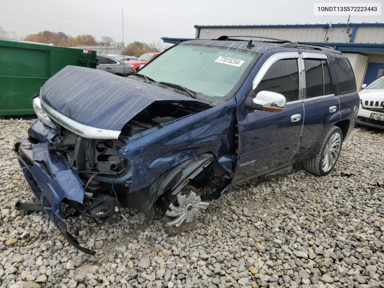 2007 Chevrolet Trailblazer Ls VIN: 1GNDT13S572223443 Lot: 77015254