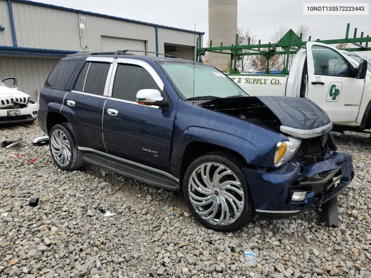 2007 Chevrolet Trailblazer Ls VIN: 1GNDT13S572223443 Lot: 77015254