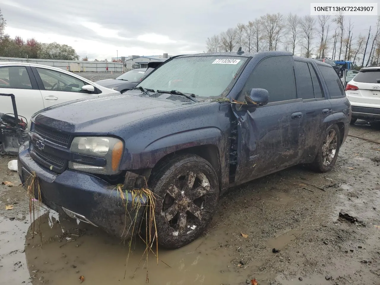 2007 Chevrolet Trailblazer Ss VIN: 1GNET13HX72243907 Lot: 77132624