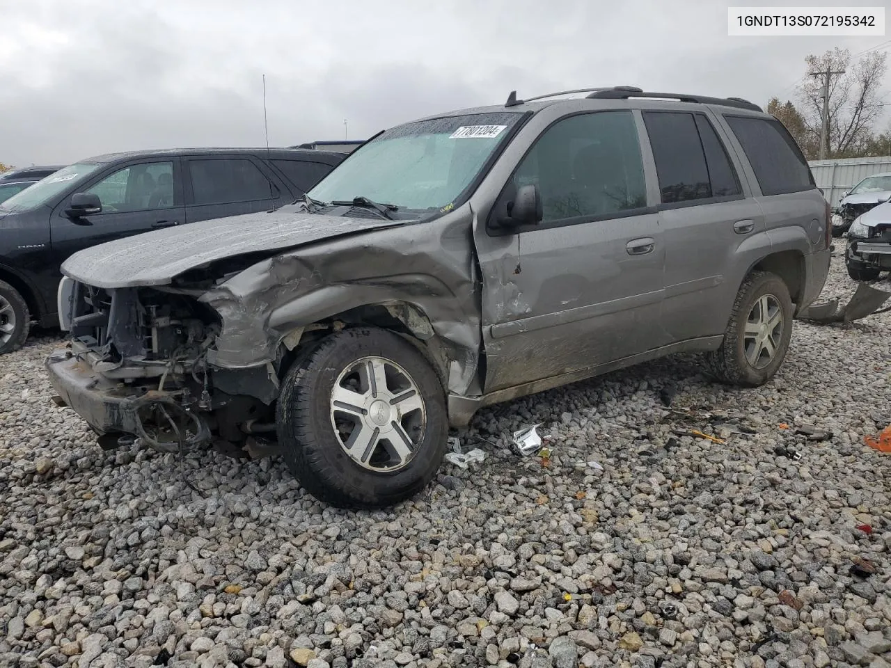 2007 Chevrolet Trailblazer Ls VIN: 1GNDT13S072195342 Lot: 77801204