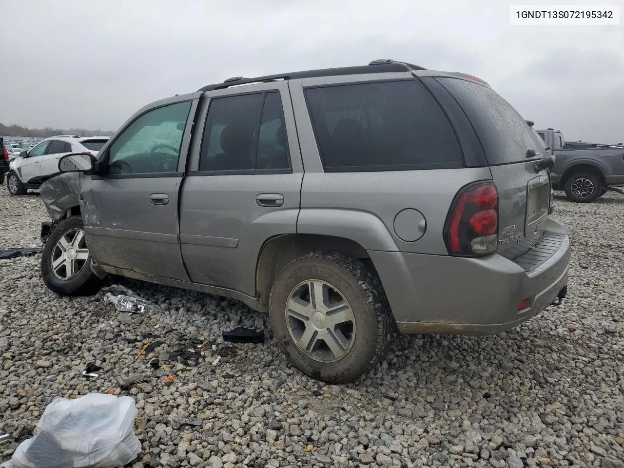 1GNDT13S072195342 2007 Chevrolet Trailblazer Ls