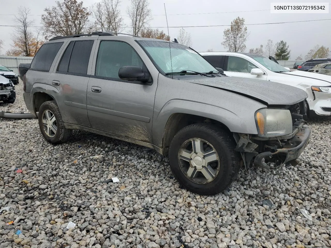 1GNDT13S072195342 2007 Chevrolet Trailblazer Ls