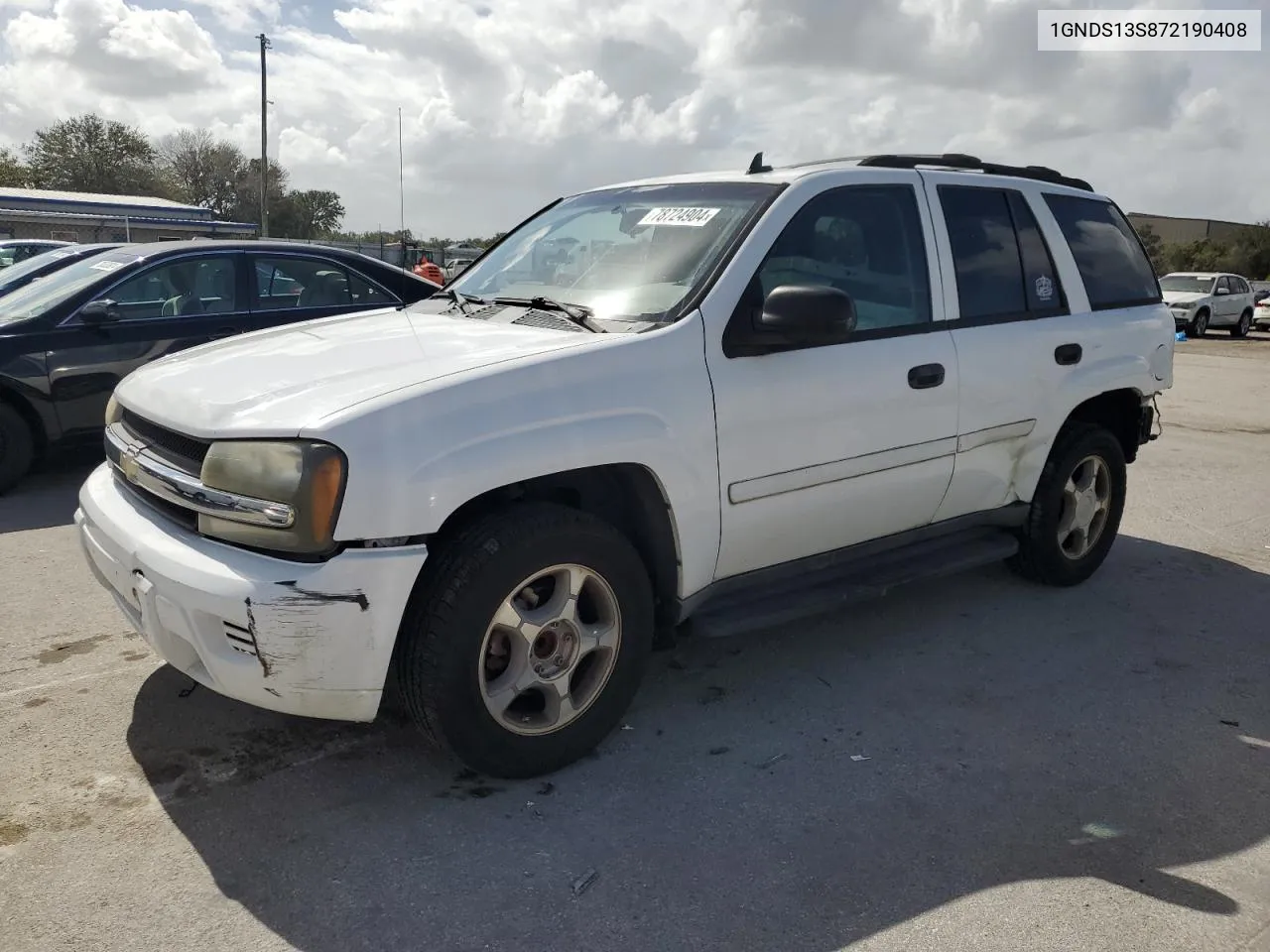 2007 Chevrolet Trailblazer Ls VIN: 1GNDS13S872190408 Lot: 78724904