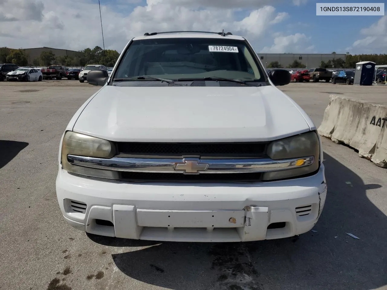 2007 Chevrolet Trailblazer Ls VIN: 1GNDS13S872190408 Lot: 78724904