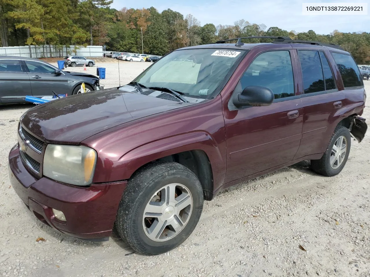 2007 Chevrolet Trailblazer Ls VIN: 1GNDT13S872269221 Lot: 78978754