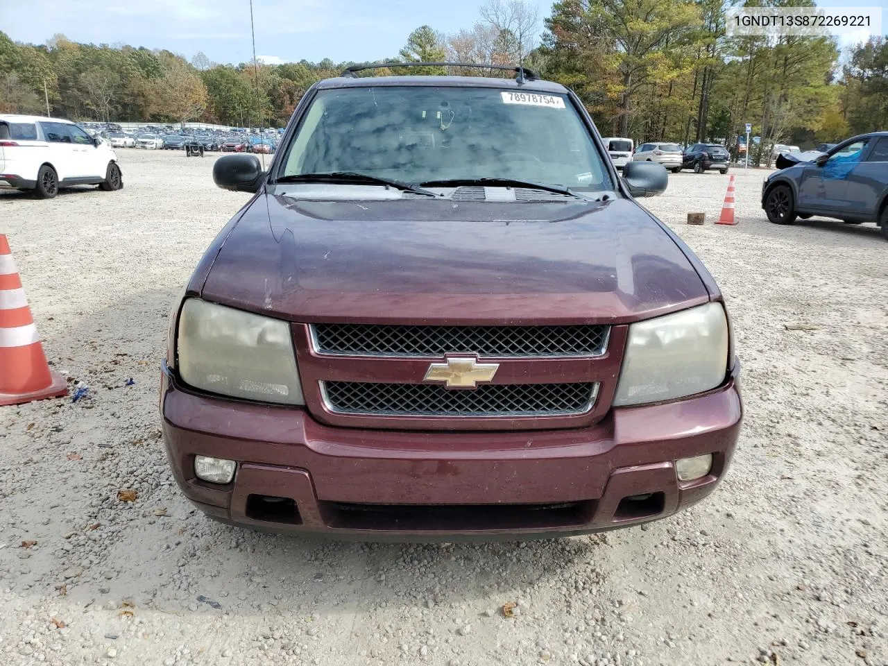 1GNDT13S872269221 2007 Chevrolet Trailblazer Ls