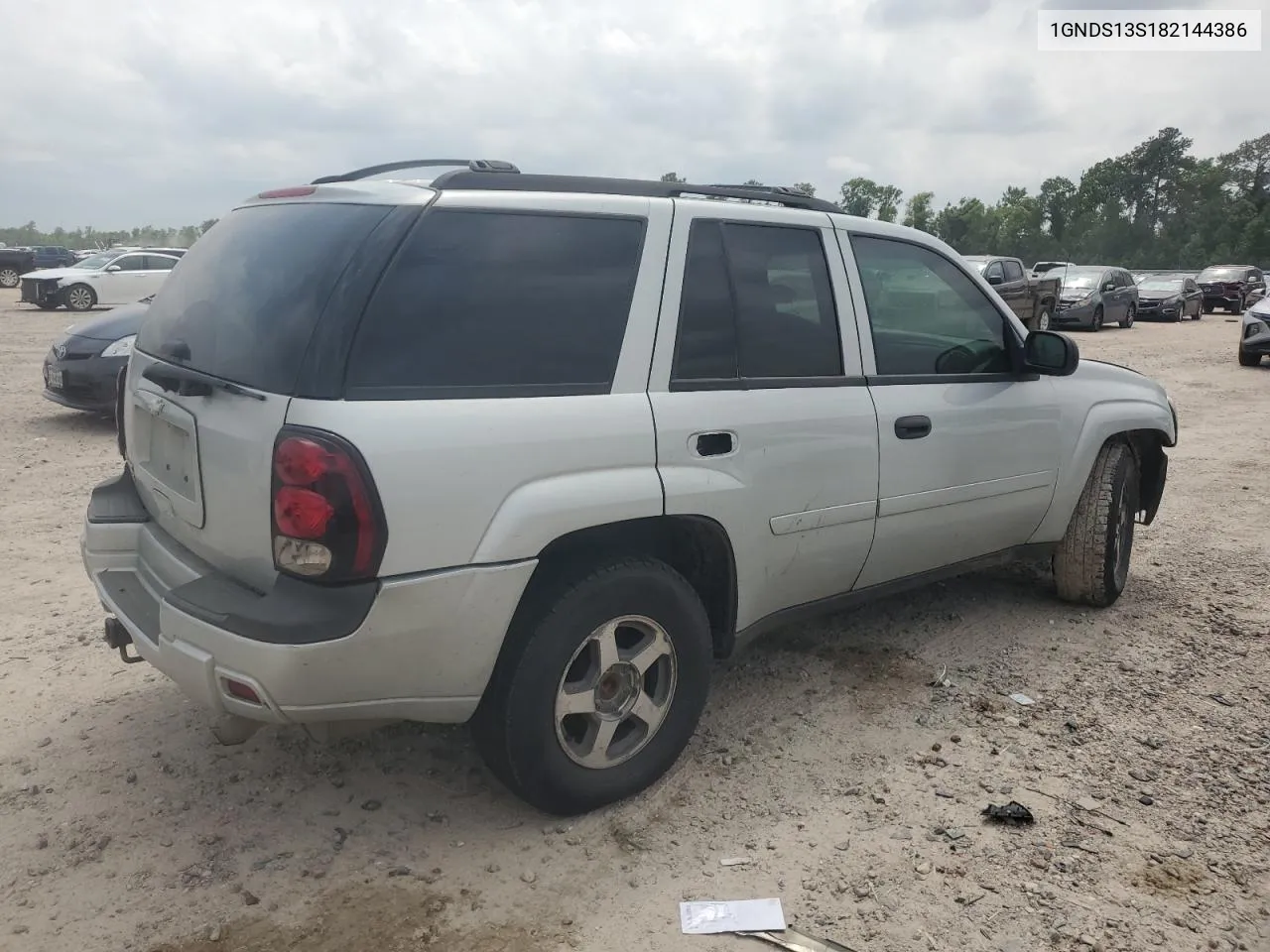 2008 Chevrolet Trailblazer Ls VIN: 1GNDS13S182144386 Lot: 52516904