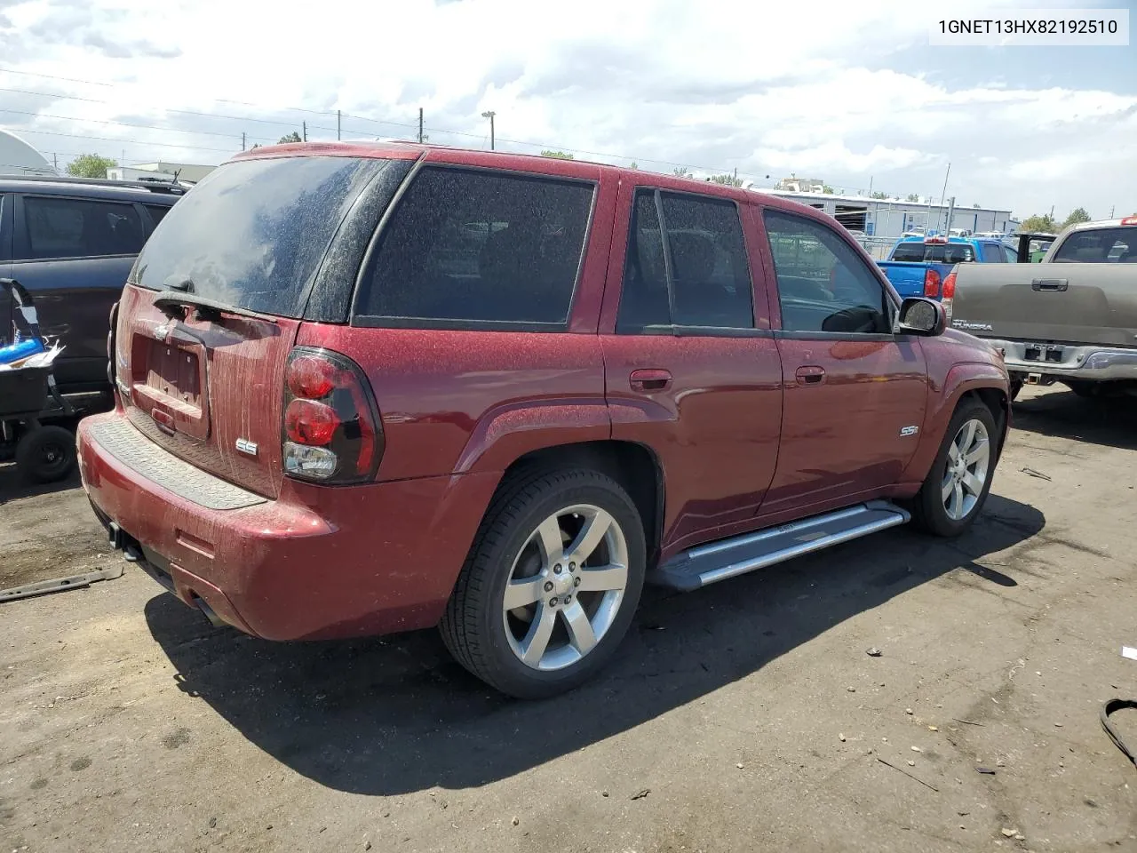 2008 Chevrolet Trailblazer Ss VIN: 1GNET13HX82192510 Lot: 59226604