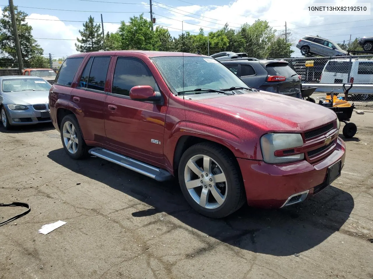 2008 Chevrolet Trailblazer Ss VIN: 1GNET13HX82192510 Lot: 59226604