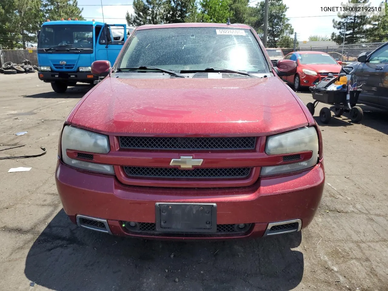 2008 Chevrolet Trailblazer Ss VIN: 1GNET13HX82192510 Lot: 59226604