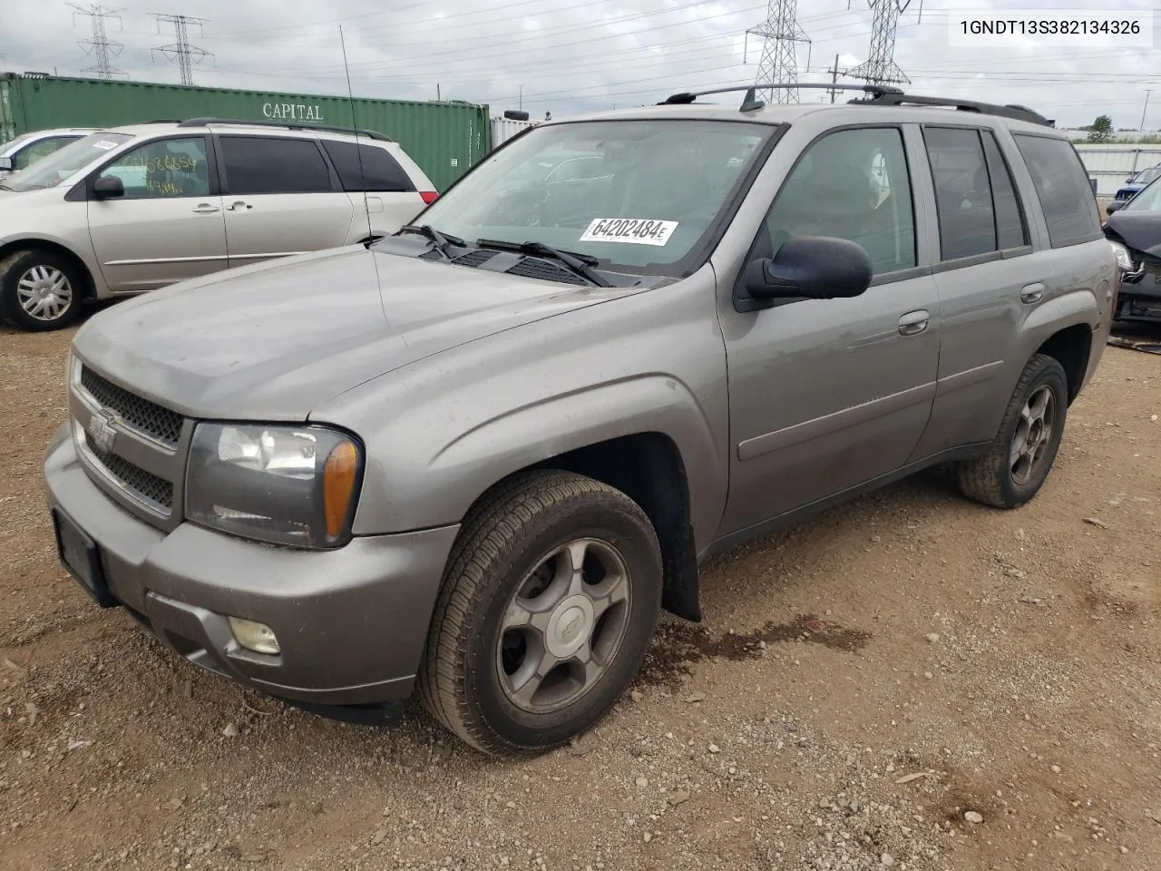 1GNDT13S382134326 2008 Chevrolet Trailblazer Ls