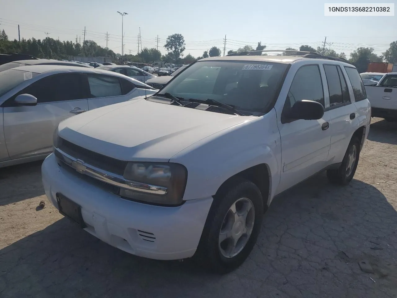 2008 Chevrolet Trailblazer Ls VIN: 1GNDS13S682210382 Lot: 67793364