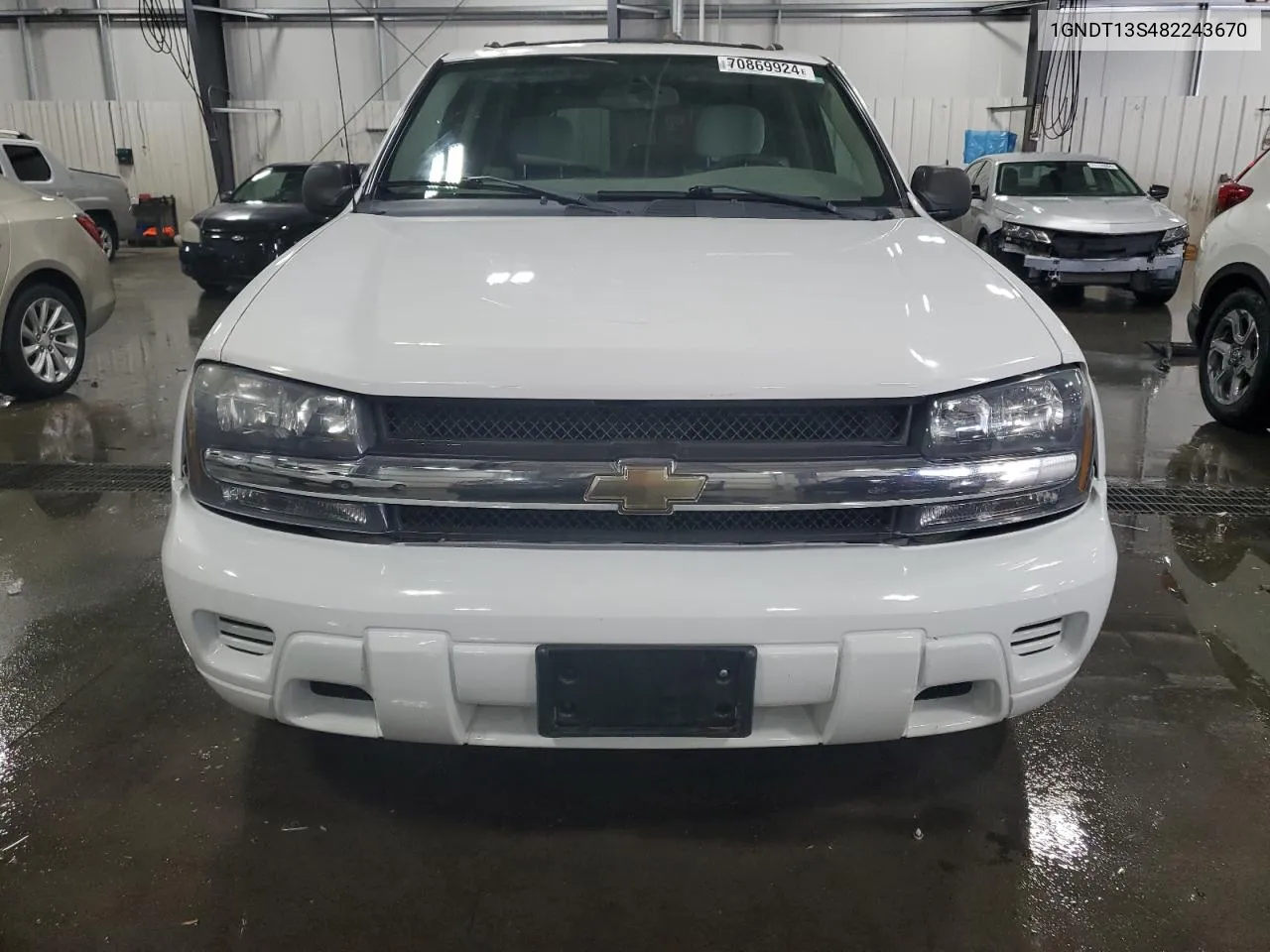 1GNDT13S482243670 2008 Chevrolet Trailblazer Ls