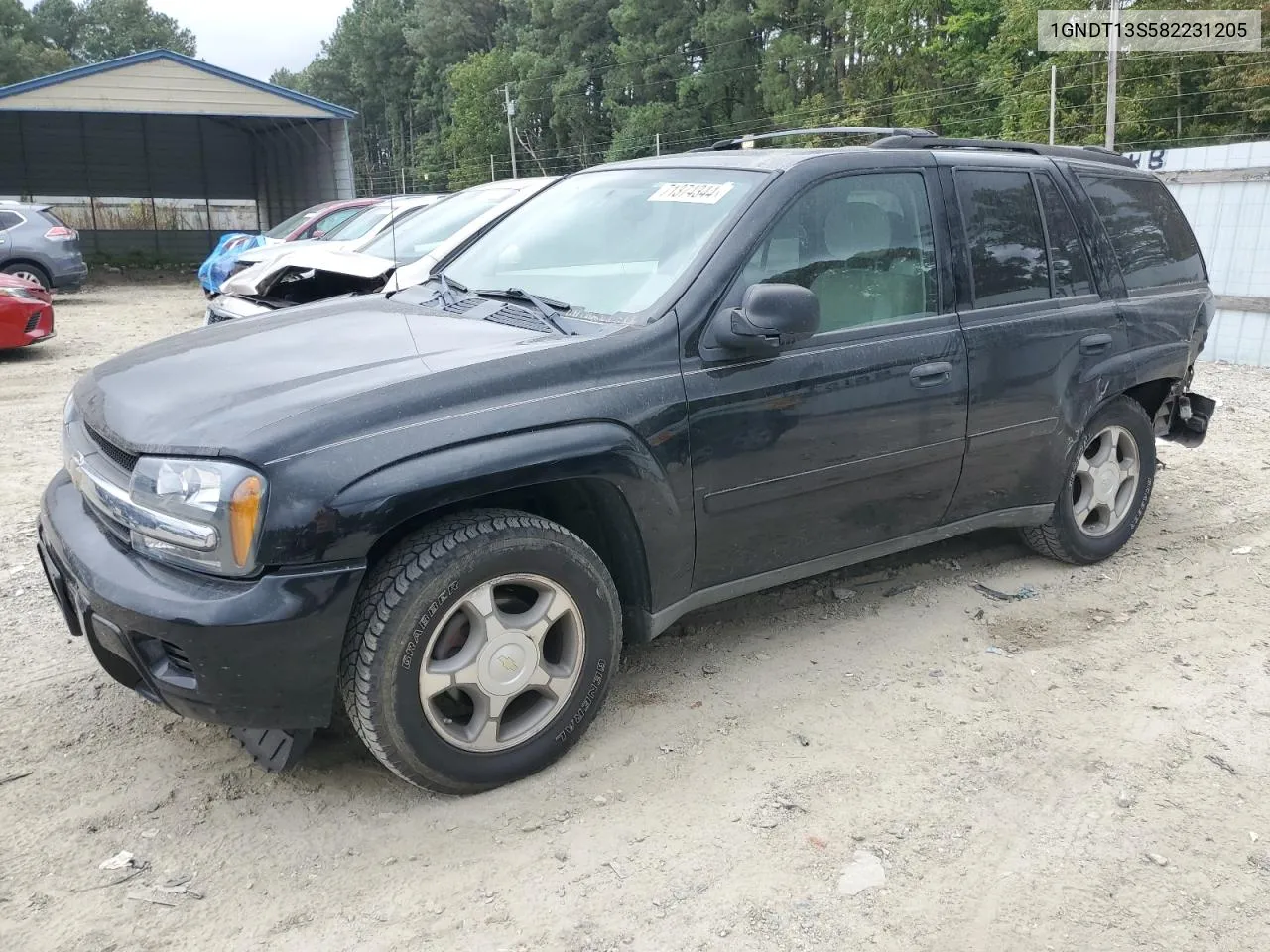 1GNDT13S582231205 2008 Chevrolet Trailblazer Ls