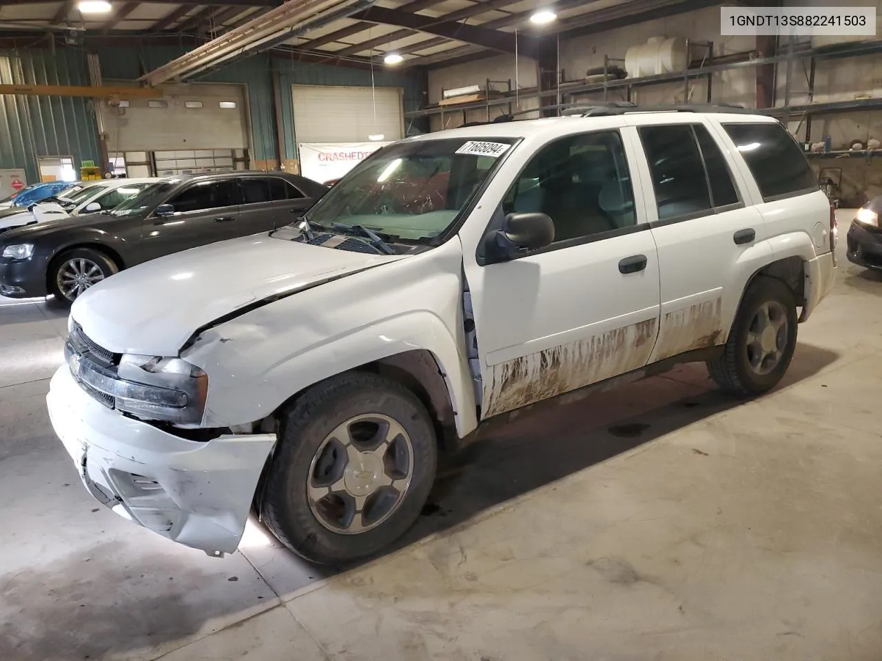 1GNDT13S882241503 2008 Chevrolet Trailblazer Ls