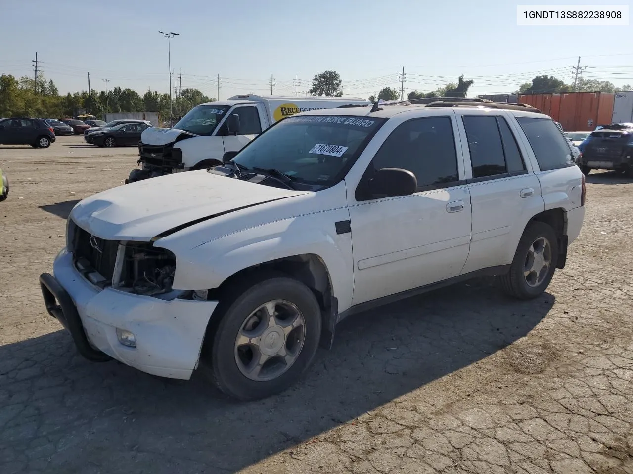 2008 Chevrolet Trailblazer Ls VIN: 1GNDT13S882238908 Lot: 71670804