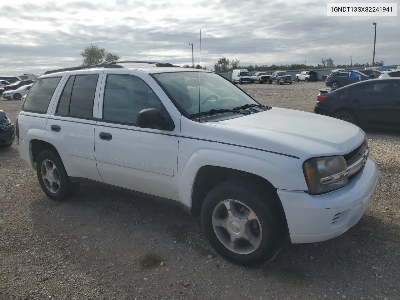 2008 Chevrolet Trailblazer Ls VIN: 1GNDT13SX82241941 Lot: 78633114