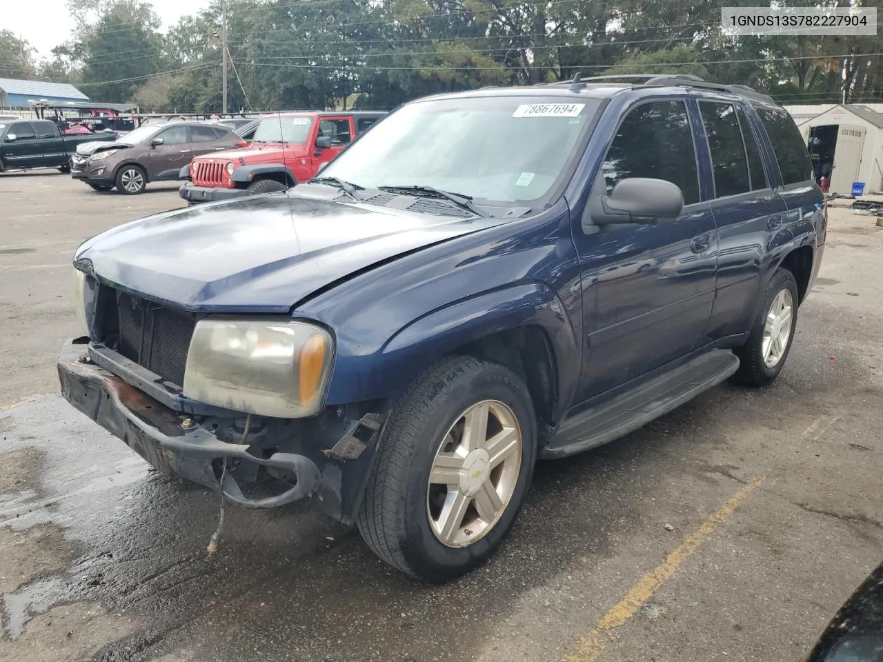 2008 Chevrolet Trailblazer Ls VIN: 1GNDS13S782227904 Lot: 78867694