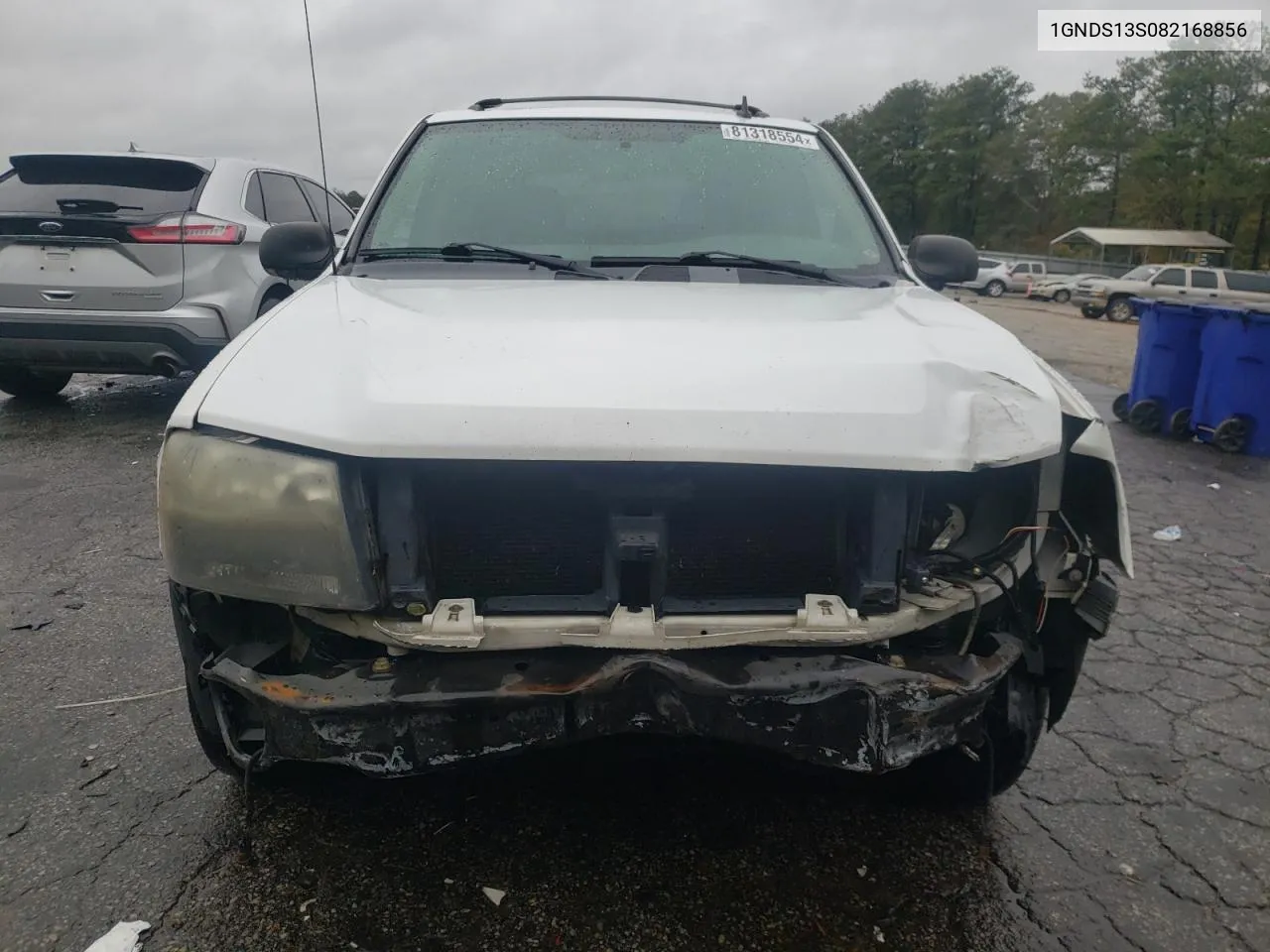 2008 Chevrolet Trailblazer Ls VIN: 1GNDS13S082168856 Lot: 81318554