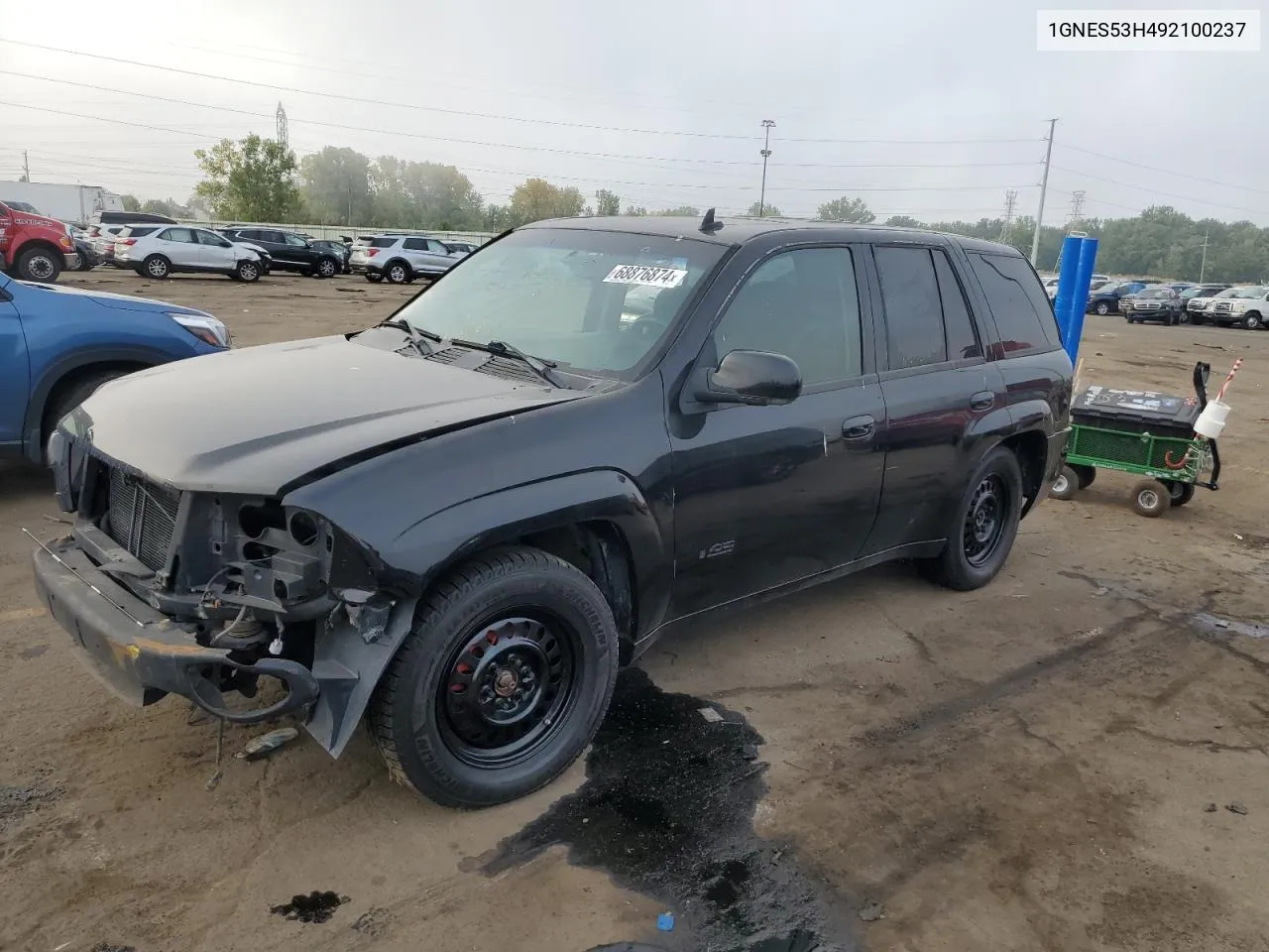 2009 Chevrolet Trailblazer Ss VIN: 1GNES53H492100237 Lot: 68876874