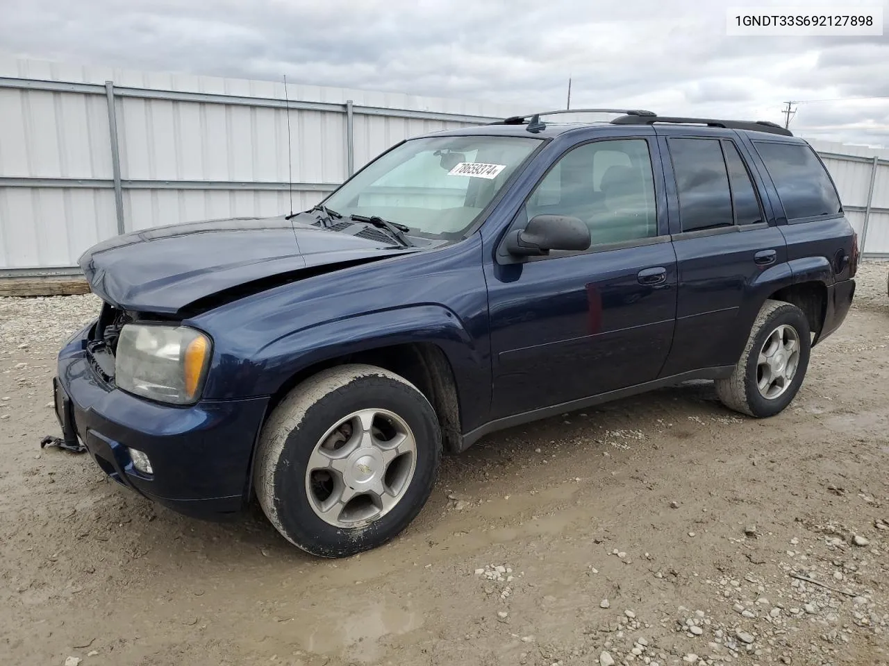 2009 Chevrolet Trailblazer Lt VIN: 1GNDT33S692127898 Lot: 78659374