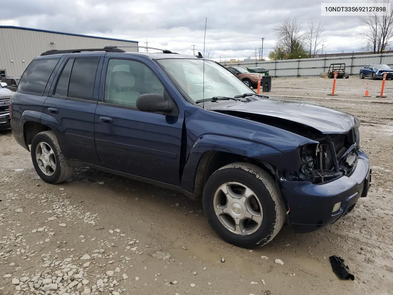 2009 Chevrolet Trailblazer Lt VIN: 1GNDT33S692127898 Lot: 78659374