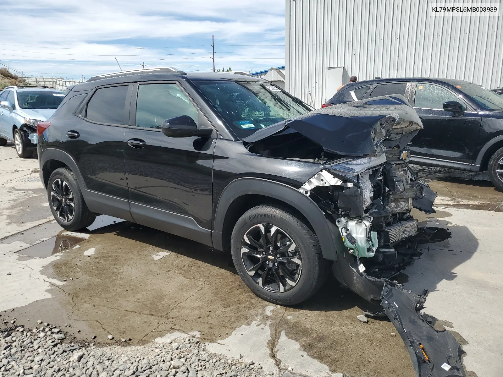 2021 Chevrolet Trailblazer Lt VIN: KL79MPSL6MB003939 Lot: 59302314