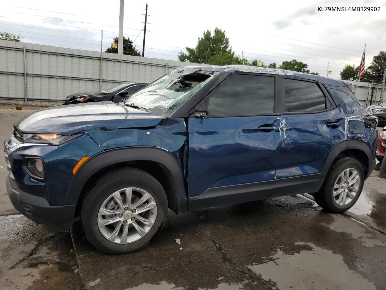 2021 Chevrolet Trailblazer Ls VIN: KL79MNSL4MB129902 Lot: 60773114