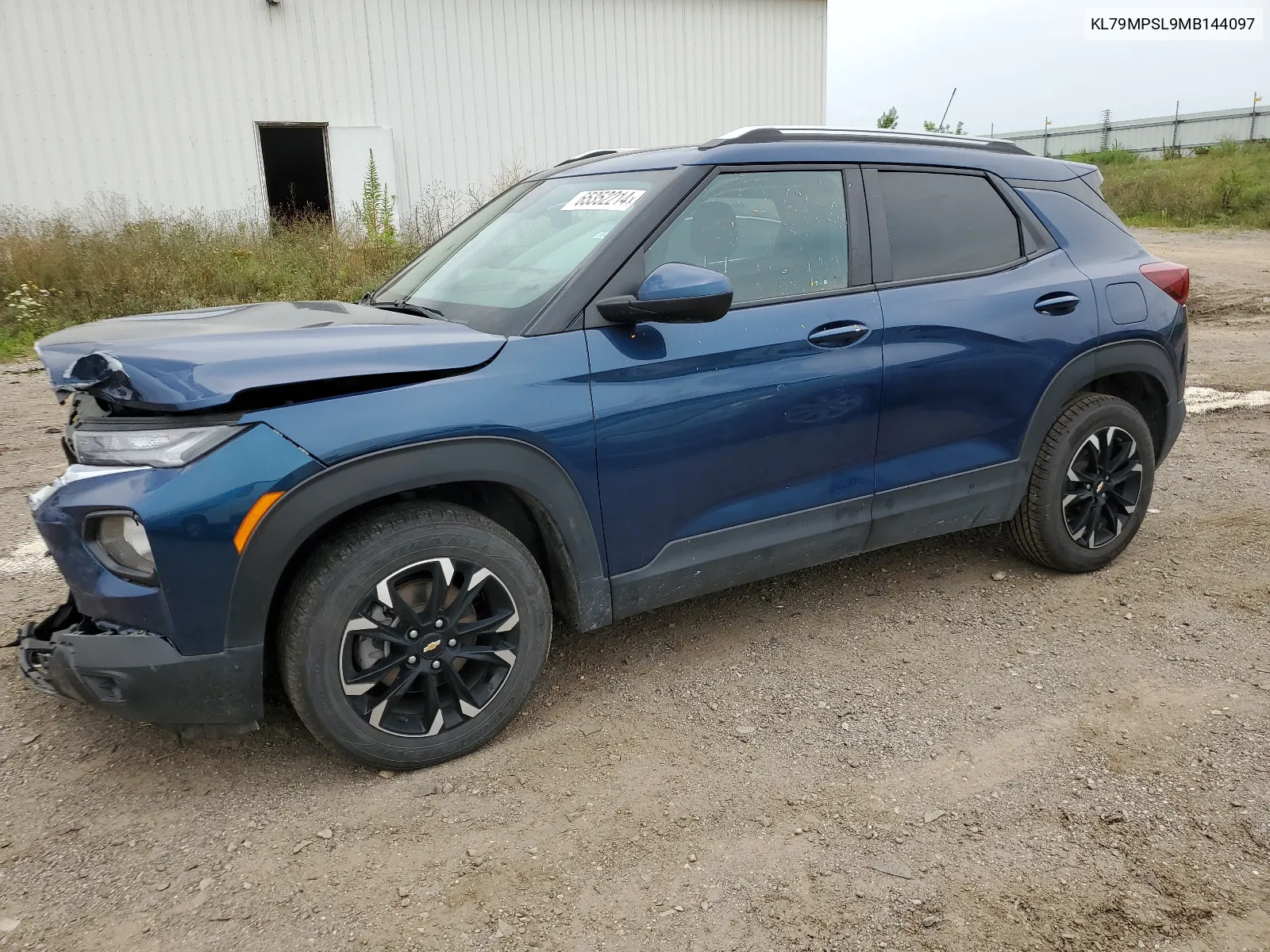 2021 Chevrolet Trailblazer Lt VIN: KL79MPSL9MB144097 Lot: 65352214