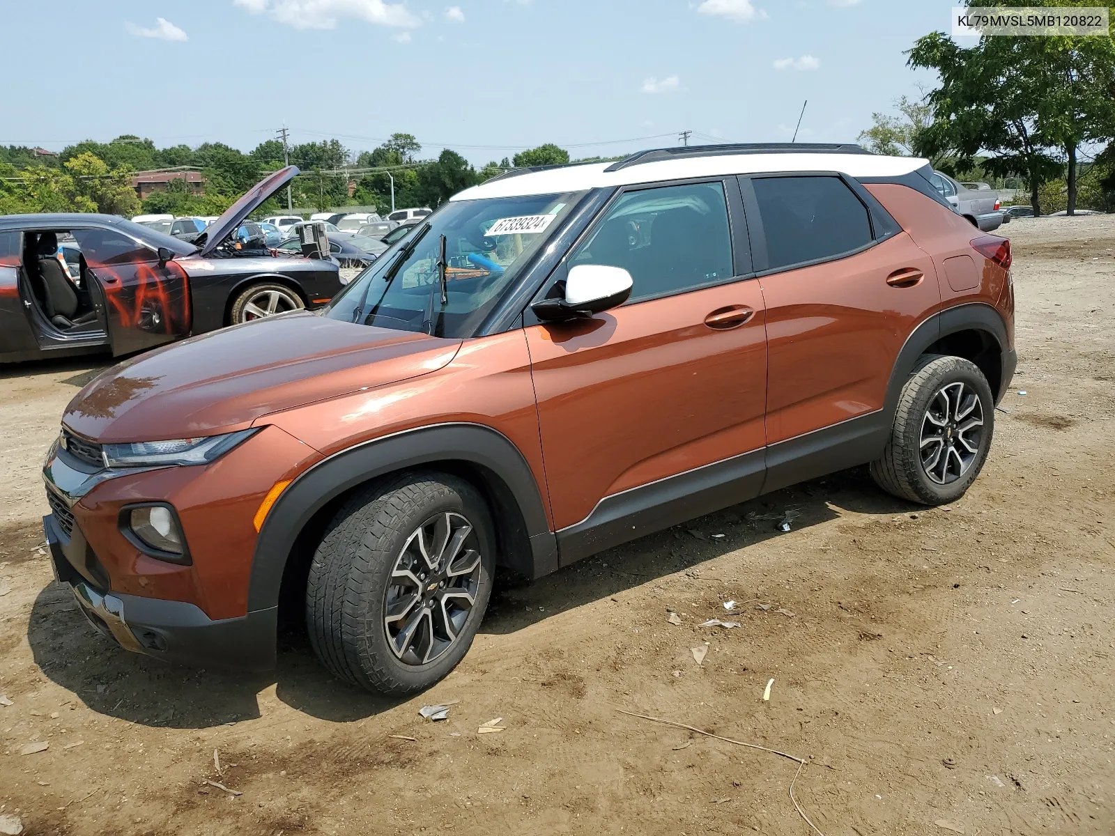 2021 Chevrolet Trailblazer Activ VIN: KL79MVSL5MB120822 Lot: 67339324