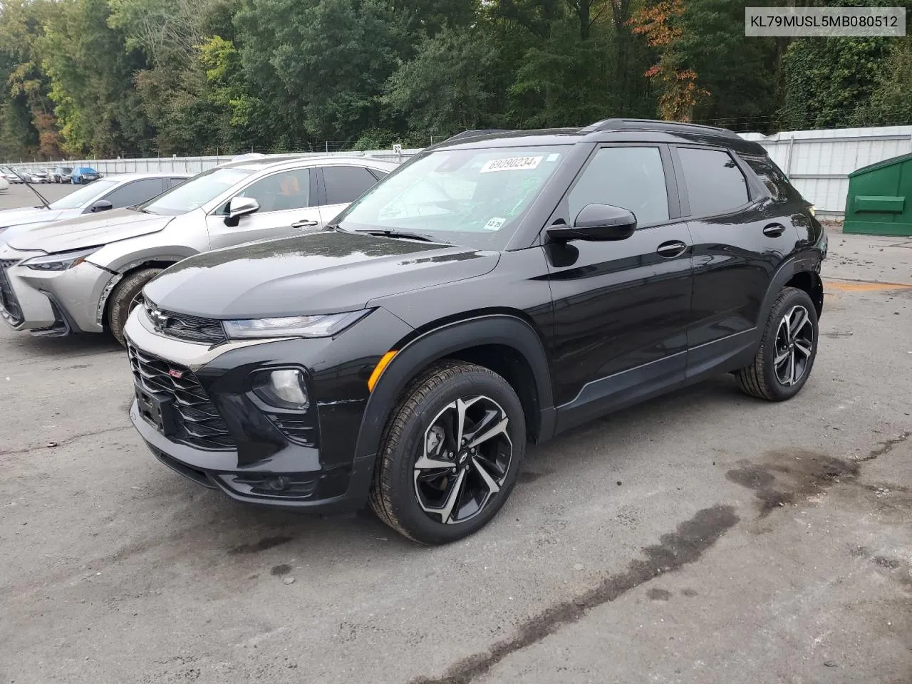 2021 Chevrolet Trailblazer Rs VIN: KL79MUSL5MB080512 Lot: 69090234