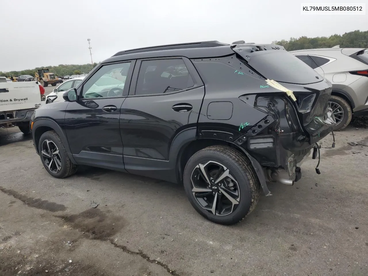 2021 Chevrolet Trailblazer Rs VIN: KL79MUSL5MB080512 Lot: 69090234