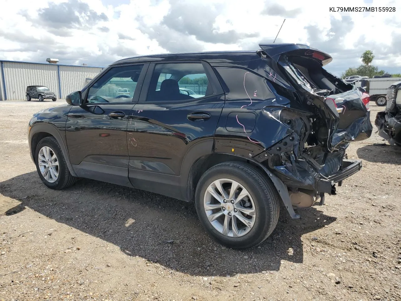 2021 Chevrolet Trailblazer Ls VIN: KL79MMS27MB155928 Lot: 69194254