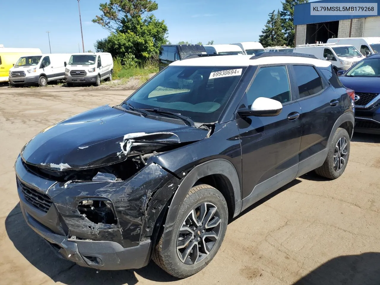 2021 Chevrolet Trailblazer Activ VIN: KL79MSSL5MB179268 Lot: 69930694