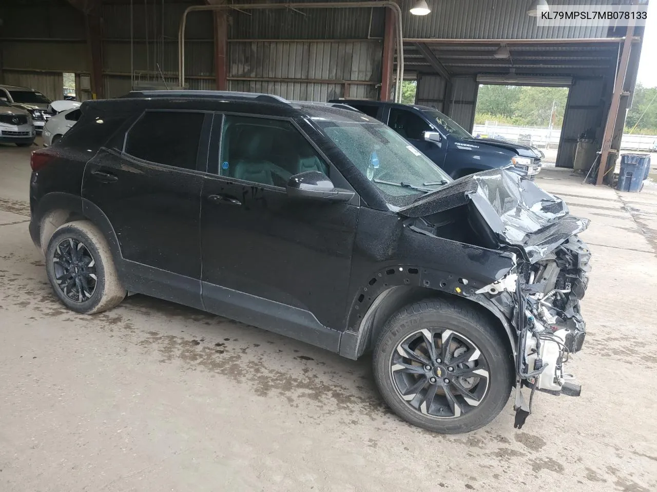 2021 Chevrolet Trailblazer Lt VIN: KL79MPSL7MB078133 Lot: 71042304