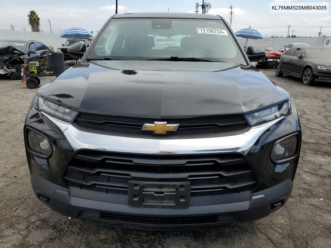 2021 Chevrolet Trailblazer Ls VIN: KL79MMS20MB043035 Lot: 72196724