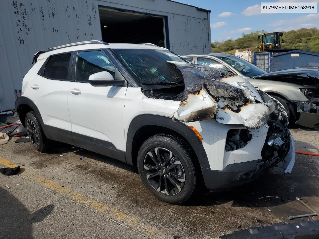 2021 Chevrolet Trailblazer Lt VIN: KL79MPSL0MB168918 Lot: 73157924