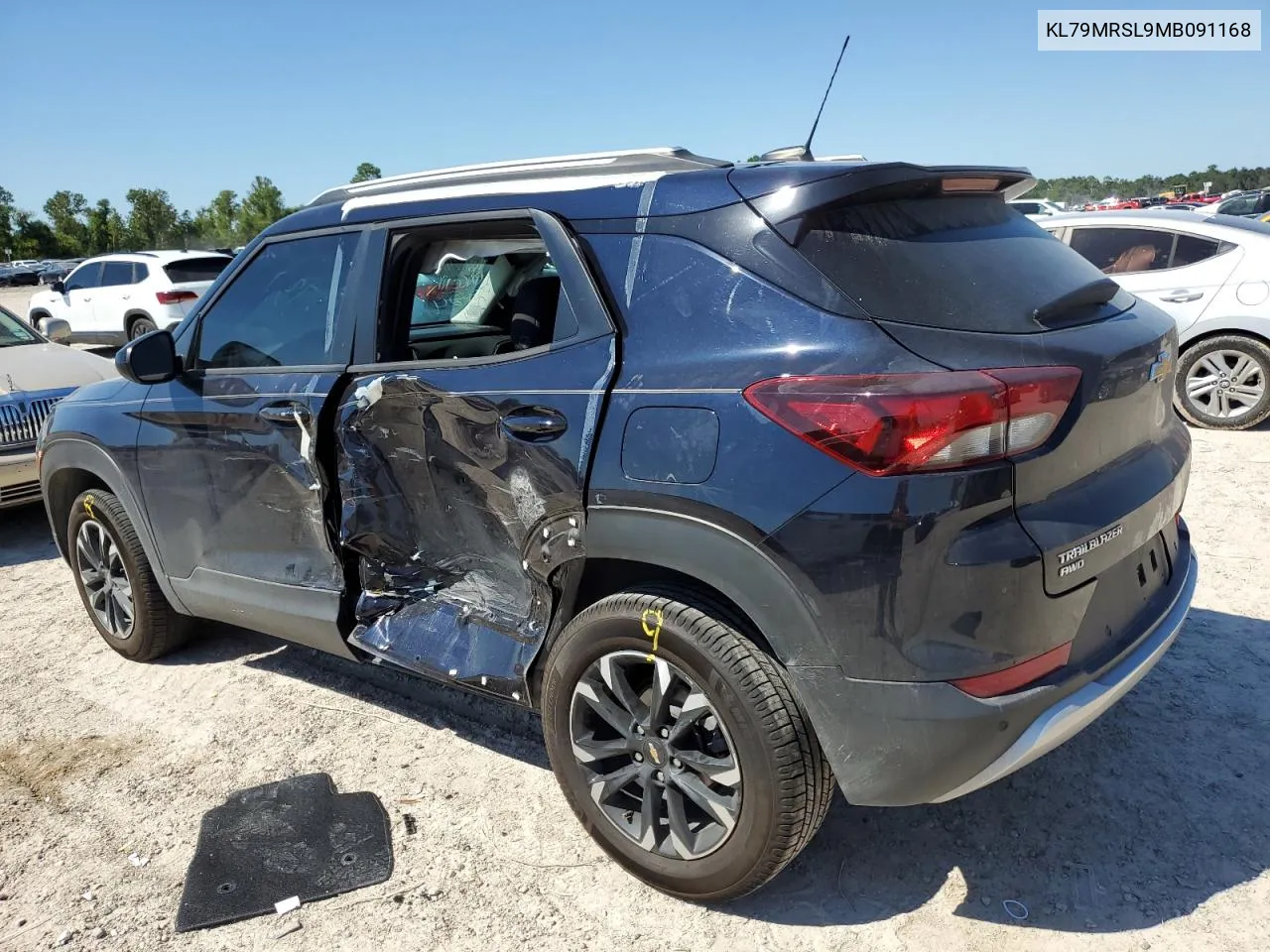 2021 Chevrolet Trailblazer Lt VIN: KL79MRSL9MB091168 Lot: 73391174