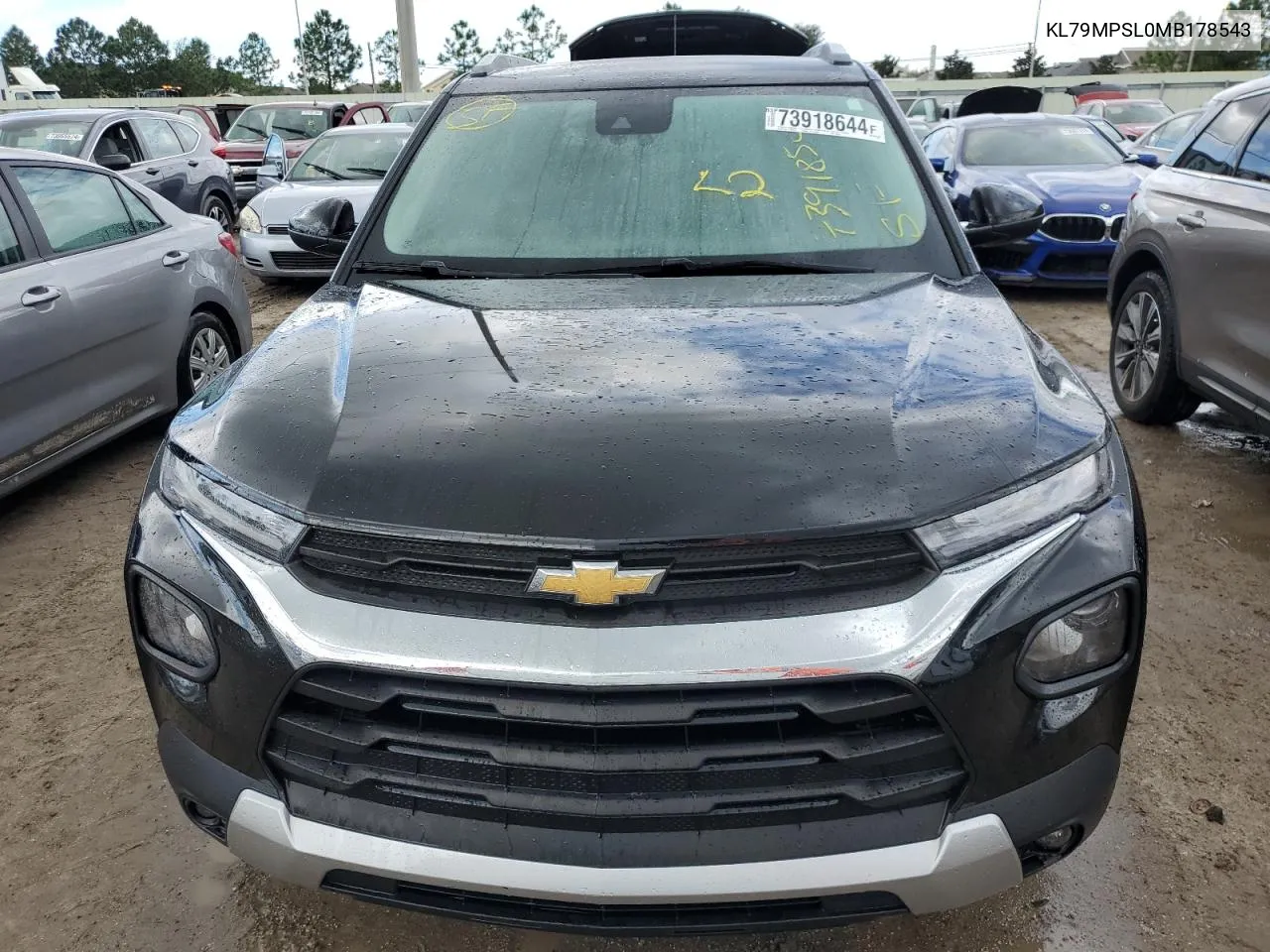 2021 Chevrolet Trailblazer Lt VIN: KL79MPSL0MB178543 Lot: 73918644