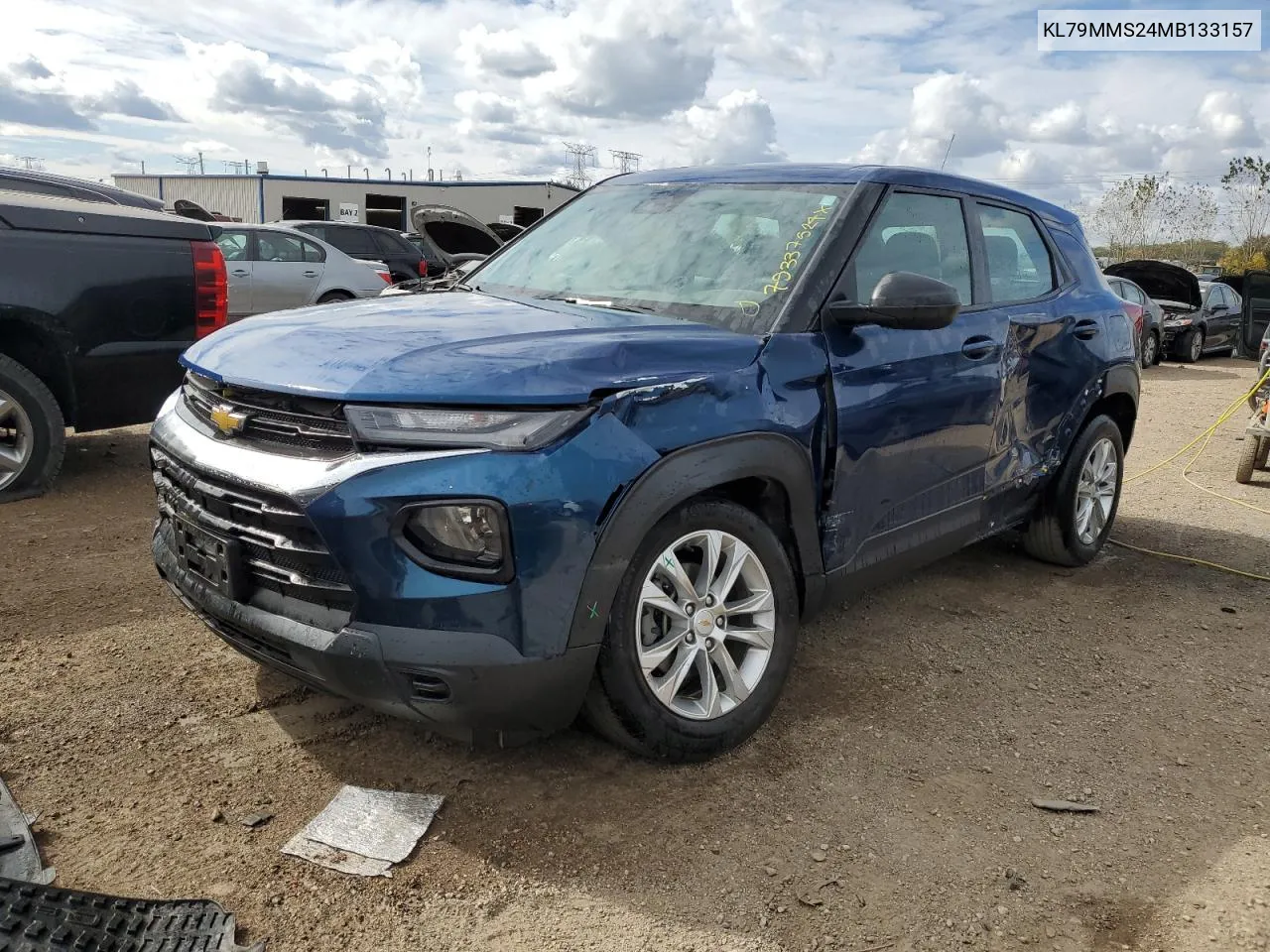 2021 Chevrolet Trailblazer Ls VIN: KL79MMS24MB133157 Lot: 75337524