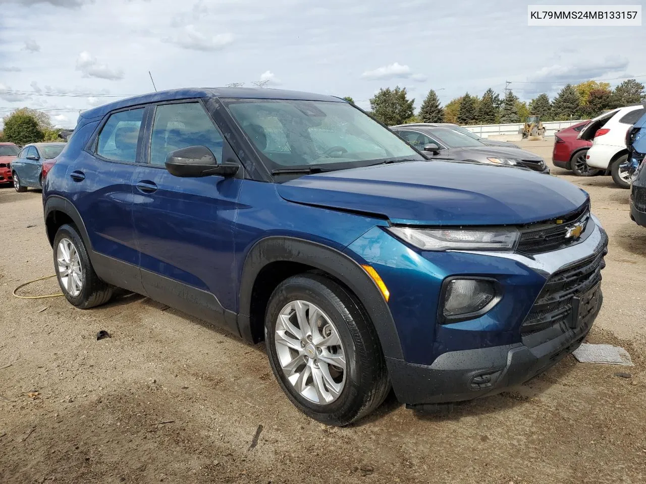 2021 Chevrolet Trailblazer Ls VIN: KL79MMS24MB133157 Lot: 75337524