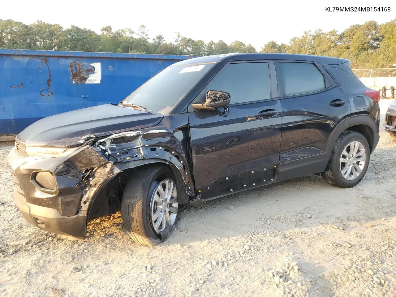 2021 Chevrolet Trailblazer Ls VIN: KL79MMS24MB154168 Lot: 76077664